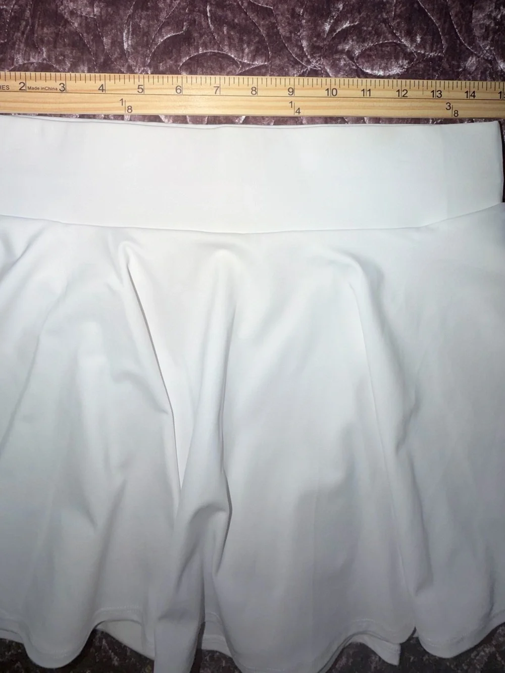 White Women’s A-Line Skirt